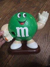 vintage 1990s M&M's candy dispenser | green M&M waiving picture