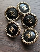 Lot of 5pcs Chanel Vintage Buttons and Zipper Pulls picture