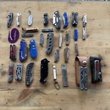 Small Flate Rate Box Of Knives, Multitools, Other- 30 Items For 29.95-Box#8 picture