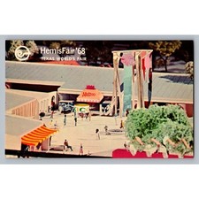 HemisFair '68 Texas World's Fair Mexico Pavilion Postcard Vintage picture