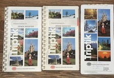 Vintage AAA TRIPTIK ROAD MAPS PLANNING GUIDE LOT Of 3 1990s picture