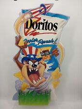 RARE Vtg 1995 Doritos Cooler RanchTAZ 22W” x 42T”  Cardboard Store Promo Dblside picture