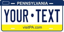 Pennsylvania 2004 Custom State License Plate Personalized 12