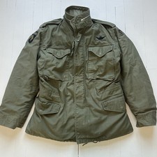 Vintage M-1951 OG 107 Sateen Field Jacket W/Liner US ARMY Mens Medium picture
