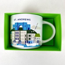 Starbucks ST. ANDREWS You Are Here Mug NEW IN BOX US Seller Golf Castle Fife picture