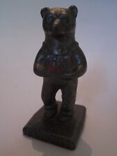 Vintage & Dated 1949 Cast Iron International Harvester  IH BEAR Desk Paperweight picture