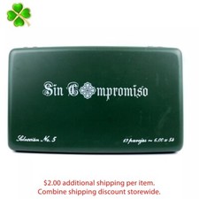 Sin Compromiso Seleccion No. 5 Empty Wood Cigar Box 12.25