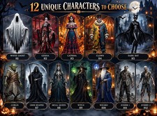 Halloween Custom Standees 6ft-  12 Varrious Characters Choices (Dm Us) # & Pic picture