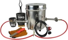 16 KG Propane Melting Furnace Foundry Kit Metal Copper Silver Aluminium Casting picture