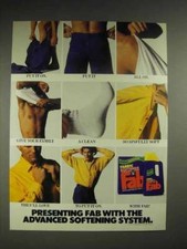 1987 Fab Fabric Softener Ad - Advanced System picture