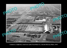OLD LARGE HISTORIC PHOTO COMMERCE CALIFORNIA THE FORD LINCOLN MOTOR Co c1955 1 picture
