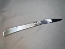 Vintage Atco Japan 11 Folding Pocket Knife Slimline Acrylic Handle 3.5” Blade picture