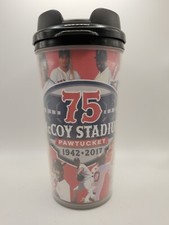 McCoy Stadium Pawtucket 75th Anniversary Travel Mug NESN Dunkin Donuts 1942-2017 picture