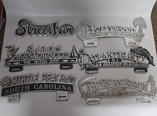 Set of 6  Cast Aluminum Car Club Topper Topper picture