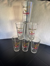• Set of 6 Yuengling Traditional Lager Pint Beer Glasses 16oz Mint No Box picture