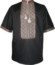 Ukrainian embroidered shirt for man sorochka vyshyvanka of cotton. all sizes picture