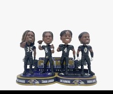 Baltimore Ravens 2023 AFC North Division Champions Mini Bobblehead Scene NFL picture