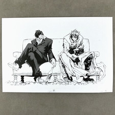 Trigun Maximum x Chugai Grace Café Wolfwood & Vash Limited Art Card Postcard picture