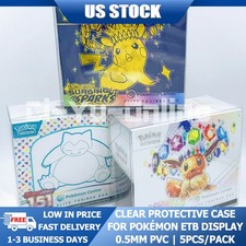 5/10/20/40 Pcs Clear Protective Case For Pokemon Elite Trainer Box ETB in Stock picture
