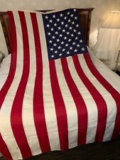 Vintage-American Flag-Best 100% Bunting Cotton Valley Forge USA picture