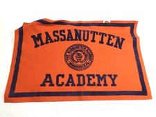 Vintage 1950’s Massanutten Academy Virginia Rectangular Pennant Banner Army picture
