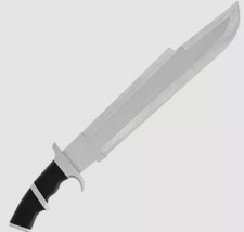 Custom Handmade The Predator Raptor Spring Steel Bushcraft Camping Machete Knife picture