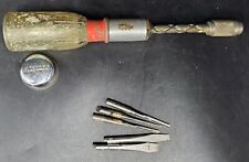 Stanley Yankee Handyman No. 233H Spiral Push Drill/Screwdriver 5 Bits B84 picture