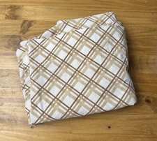 Vintage Flat Sheet Plaid 1960s Queen  picture