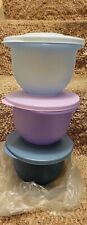 TUPPERWARE IMPRESSIONS MINI SERVING BOWLS  2.25 Cup Set of 3 NEW picture