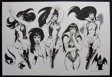 Vampirella 1972 Rare Poster by Mike Royer Warren Publishing Artist Rare Vintage picture