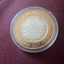 Trump's Castle Casino Hollywood Classic Collector's Series .999 Fine Silver Coin picture
