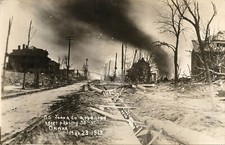 Tornado at 38th St., Omaha, NE 1913 RPPC Photo Postcard Copy picture