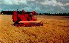 MASSEY-HARRIS 90 SPECIAL CUSTOMER COMBINE FARM EQUIPMENT DEBUTED 1953 picture