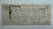 1807 Boston Bill of Exchange Drawn on Baring Brothers, London – Early U.S. picture
