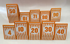Whataburger Table Tent You Pick The Number Assorted picture