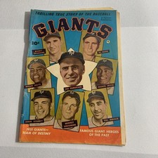 1951 True Story Of Baseball Giants Comic Willie Mays Fawcett Vintage picture
