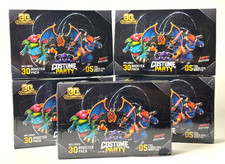 5 BOXES POKEMON COSTUME PARTY - (150 Sealed Packs) Cards Peru 2026 CHARIZARD picture