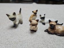 Vintage Japan Lot Set Of 5 Bone China Kitten Cats 27 picture
