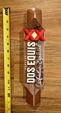 Dos Equis Beer Tap Handle Knob Topper Bar Keg Draft Brewing Cerveza Amber picture