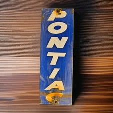Vintage Pontiac Porcelain Sign General Motors Firebird Trans am Camaro 12