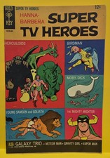 HANNA-BARBERA SUPER TV HEROES #1 (GOLD KEY, 1968) HERCULOIDS BIRDMAN FINE- picture
