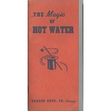 Vintage 1941 Babson Bros Co The Magic of Hot Water Booklet Chicago Dairy Guide picture