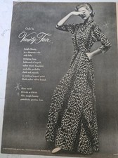 1953 Womens Vanity Fair Leopard print jungle beauty bathrobe Lingerie fashion Ad picture