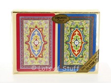 Congress Designer Series 2 Decks of Playing Cards Cel-U-Tone Finish Sealed picture