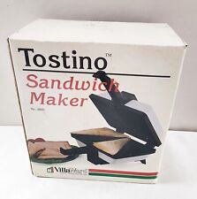 Villaware 3800 Tostino Sandwhich Maker - Rare White Color picture