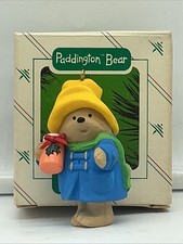 Hallmark Paddington Bear Christmas Ornament 1986 Eden Toys 2.5