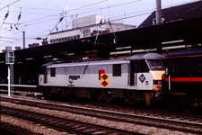 1998 Diesel Loco 90027 Doncaster Original Railway Slide Ref 8786 picture