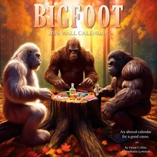 Bigfoot 2026 Wall Calendar - Makes a Funny White Elephant / Gag Gift (12
