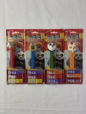 PEZ Kung Fu Panda DreamWorks  Lot of 4 – Monkey Tigress Po – New on Card (2008) picture