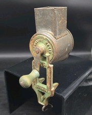 Lorraine Metal Grinder Antique Spice Vegetable Cheese Nutmeg marked NY picture